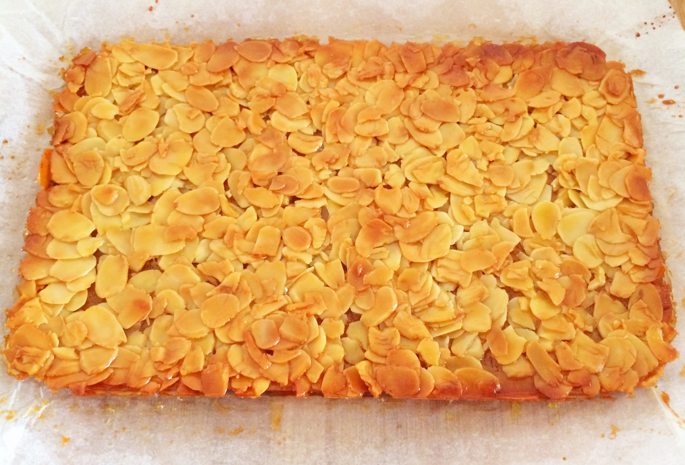 Honey Almond Slice (healthier version!) - Bake Play Smile